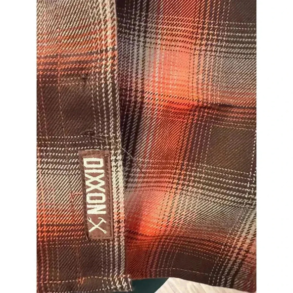 NWT DIXXON & montana knife company colab long sleeve flannel BLOOD brothers  2X - Picture 9 of 11